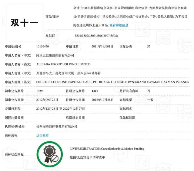 “双十一”商标行政案在北知院开庭审理 “双十一”商标行政案在北知院开庭审理